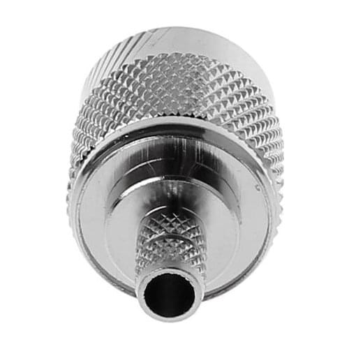 TNC Male Plug RF Coax Connector Crimp Nickelplated For Cable RG58 RG142 RG400 LMR195