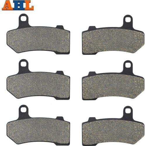 AHL FA409 Brake Pad For Harley FLHR FLHRC FLTR FLTRX FLTRX FLTRU FLHTC FLHTCU FLHT FLHTK FLHTCUTG V-Rod VRSCAW VRSCD VRSCDX