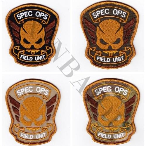 Embroidered Patch SPEC OPS FIELD UNIT Hook on
