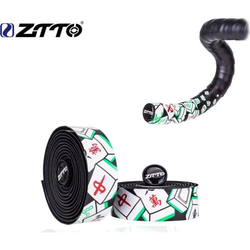 ZTTO Road Bike Bar Tapes Toughness Vibration Damping Anti-Vibration EVA PU Bent Handlebar Bar Tape Handle belt Wrap Mah-jong