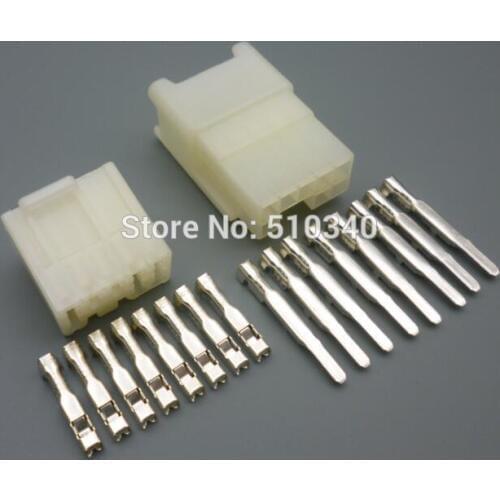 100set 8 core 2.3mm male &female waterproof socket connector car plug with end vehicle