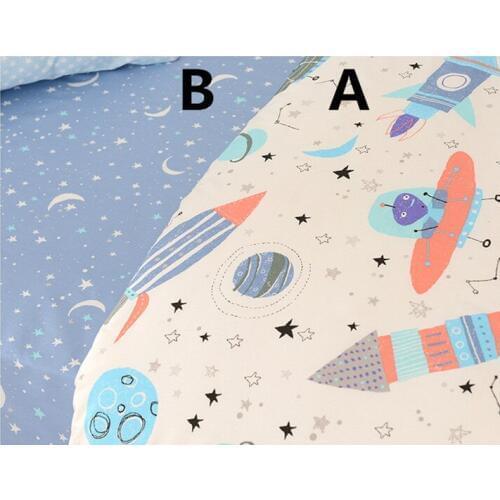 160CM*50CM space star cartoon baby Twill Cotton Fabric,Patchwork Cloth,DIY Sewing Quilting Sheet,Pillow Material For Baby&Child