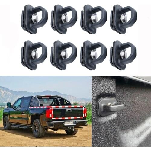 2pc/4pcs Car Anchor Pickup Truck Bed Side Wall Tie Down Anchor Pickup For Ford Chevy Silverado GMC Sierra Colorado 2007-2018