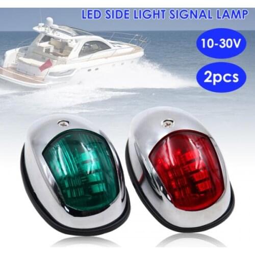 2x Marine Boat Bow Led Navigation Lights Stern Lights Waterproof for Boats