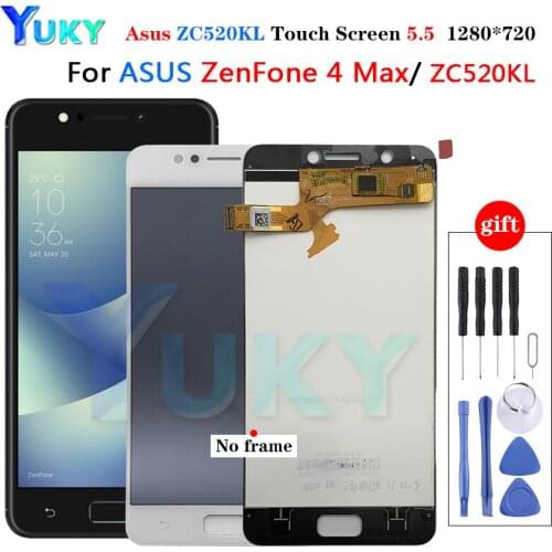 5.5 ''Voor Asus Zenfone 4 Max ZC520KL Lcd Display Panel Touch Screen Digitizer Glas Sensor Vergadering Vervangende Onderdelen