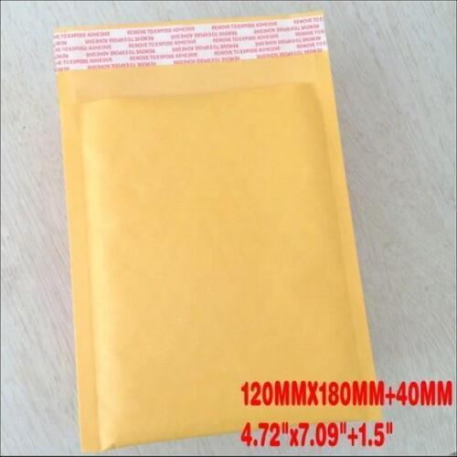 Free shipping 100pcs/lot 4.7*7.09" [120mmx180mm] KRAFT BUBBLE MAILERS PADDED MAILING ENVELOPE BAG SHIPPING SUPPLY