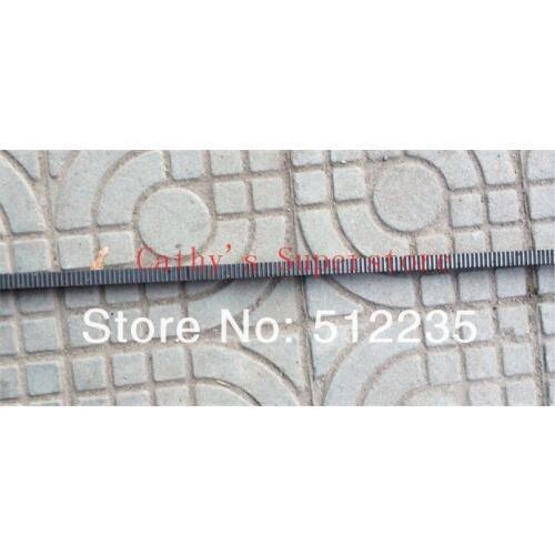 CNC Rack Gear Mod 2.5 45# Steel Spur Gear 25x25 Length in 1000mm gear rack