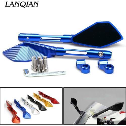 For Rearview Mirrors For Suzuki GSX-S1000 GSXS1000 Gladius GSR 400 750 600 SV 650 CNC Aluminum Mirror motorcycle Scooter Accesso