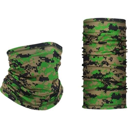 Outdoor Tactical Bandana Breathable Face Scarf Fishing Cycling Sport Soft Smooth Elastic Tube Neck Gaiter Cover Military Men