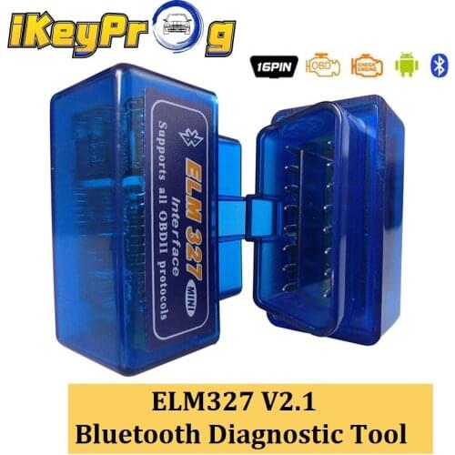 ELM327 BT V2.1 Auto Diagnostic Tool Code Reader ELM 327 V2.1 Bluetooth OBDII Auto Scanner V2.1 Bluetooth Diagnostic Interface