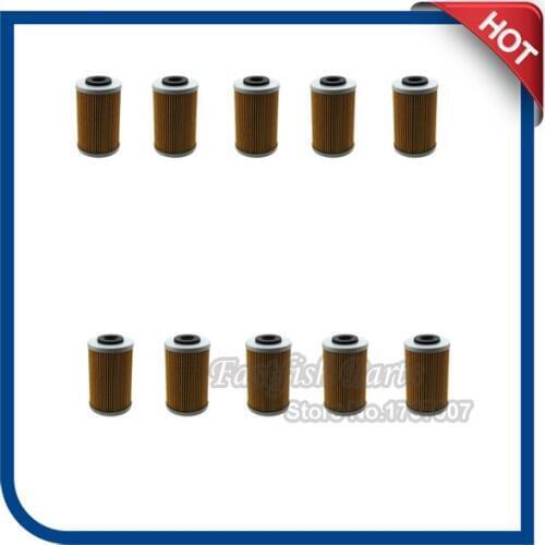 10 pcs Oil Filters Fit 2007-2011 Polaris Outlaw 525 IRS 525 Tall Filter ,2008-2009 Polaris Outlaw 450 MXR 450 Tall Filter