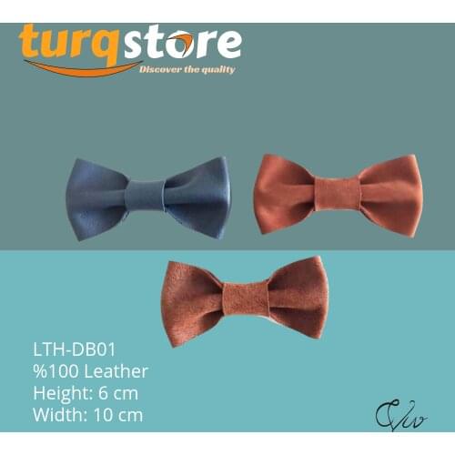 Handmade Leather-Bowtie (Elastic bow tie)
