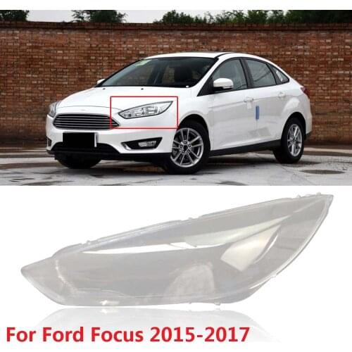CAPQX 1Pcs For Ford Focus 2015-2017 Front Headlamp Lamp cover Lampshade Headlight Waterproof Bright Lamp Shade Shell Cover Cap