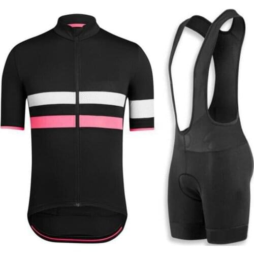 Without logo cycling set 2019 team Pro racing wear ropa de ciclismo short sleeve Jersey and bib shorts bottom riding tops