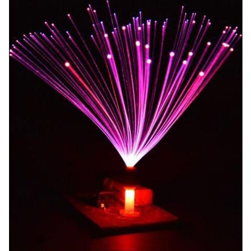 Kids Science Experiment Kits Colorful Fiber Optic Lights DIY Assembly Toy Children Educational Toy