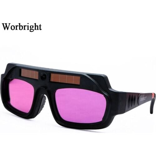 Auto Darkening Welding Glasses Eye Protection Solar Power Automatic Dimming Argon Arc Welding Goggle Mask Helmet Welder Glasses