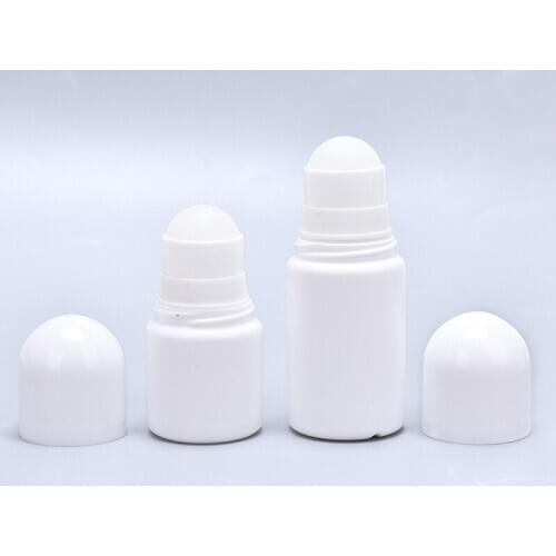 5pcs/set 30/50ML Plastic Roller Bottles Empty Refillable Rollerball Bottle For DIY Deodorant Essential Oils Perfume Cosmetics