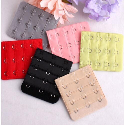 Buckle regulator for underwear accessories hook and eye tape for bra lengthened clasp extender 3 hooks breast belt