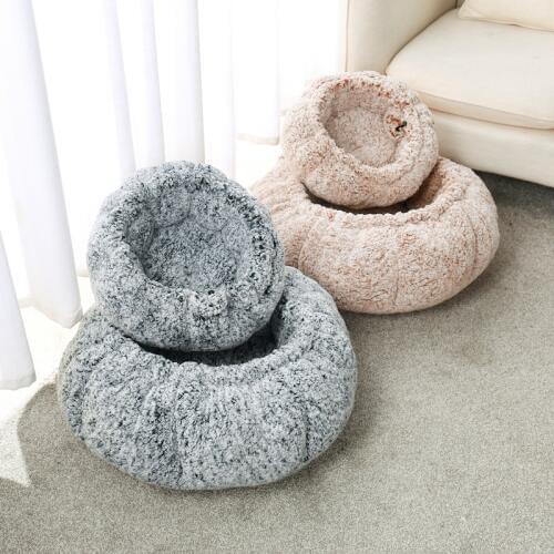 Luxury Pet Dog Beds for Large Dog Nest with Drawstring Dog Expandable Pads Winter Warm Cozy Cat Bed Dog Kennel Cushion 2020 News