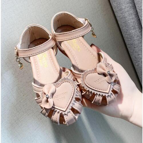 New summer kids fashion beach sandals kids hollow out breathable princess sandals girls antislip cute shoes baby