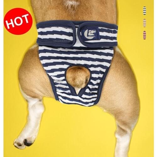 Female Dog Shorts Panties Menstruation Underwear Briefs Jumpsuit Pet Physiological Pant Diaper Sanitary Washable