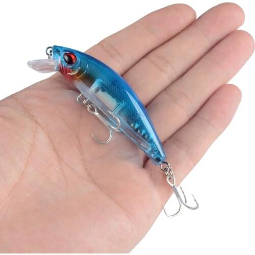 1Pcs Minnow Fishing Lures Hard Bait 7cm 11g Jig wobbler Bass Pike Lure Plastic Artificial Baits for Fishing Tackle Crankbait