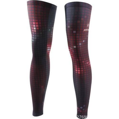 2015 Red Square XINTOWN Women Men Bike Bicycle Cycling Leg Warmers Running Sleeve sun UV Protection Guard Knee S-XXXL CC4221