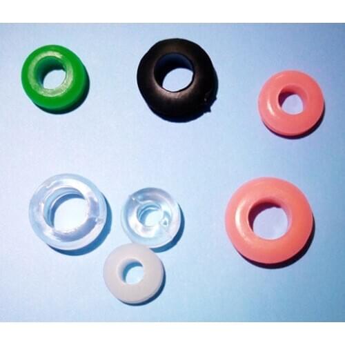 5mm Transparent wire grommet#LED lighting wire grommet,double side,clear PVC cable wire grommet inner 5 6,7 8 switch outlet ring