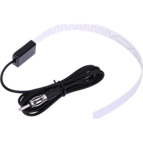 AM/FM Internal Glass Screen Mount Auto Car Radio Amplifier Aerial Car Radio Antenna for 12V Caravan Boat Automobiles Accessories