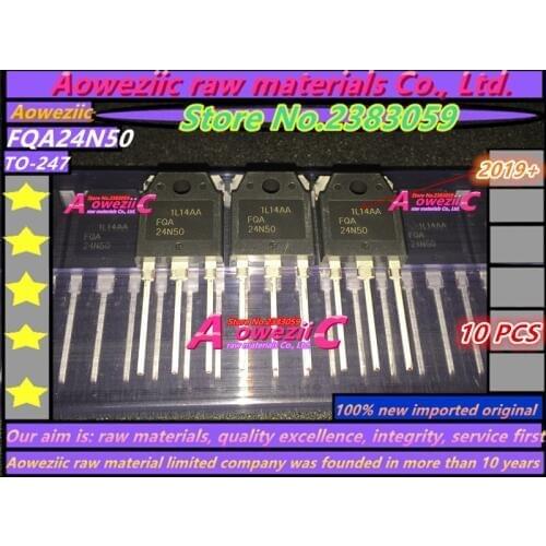 Aoweziic 2019+ 100% new imported original FQA24N50 24N50 TO-3P MOS FET 24A 500V