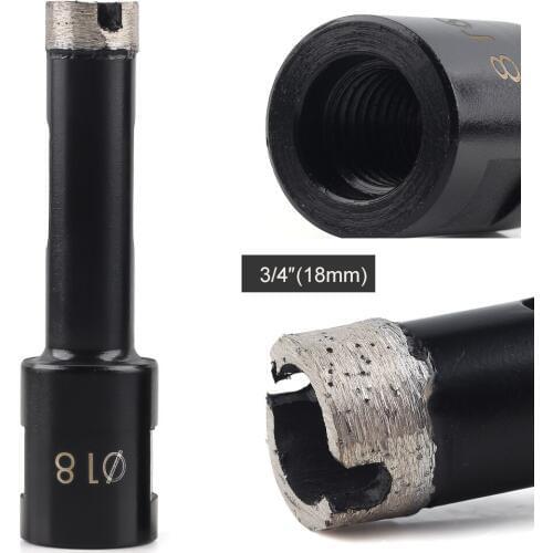 Free shipping dry 3/4 inch diamond core drill bit D18mm for grinding stone