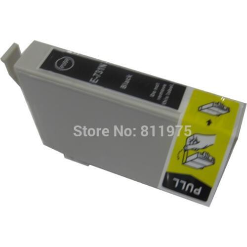 T0731 73N Black compatible ink cartridge For EPSON Stylus T13 TX102 TX103 TX121 C79 C90/C92 C110 CX3900 CX4900 CX5500 CX5501