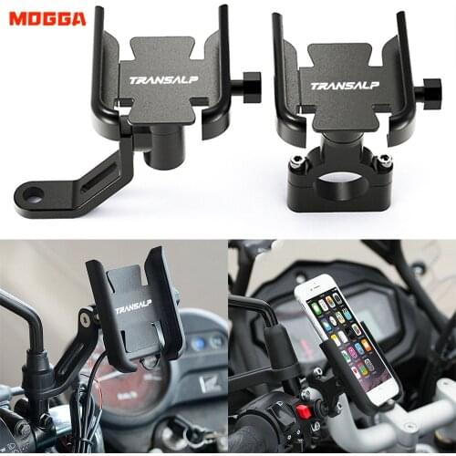 For HONDA TRANSALP 600 650 700 XLV Transalp700 Transalp650 Transalp600 Motorbike Handlebar Mobile Phone Holder GPS Stand Bracket