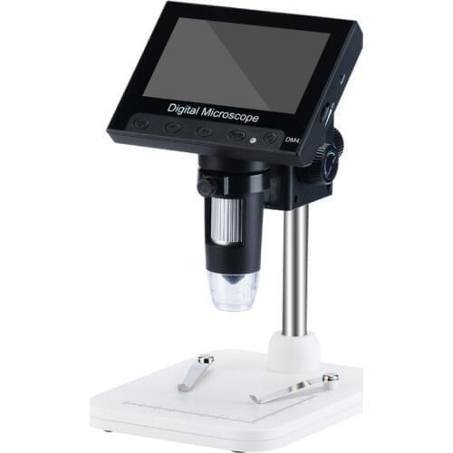 FMUSER 1000X 4.3" 720P 8 LEDs usb Electronic Digital Microscope for repair soldering tool bga smt watch fixed trestle