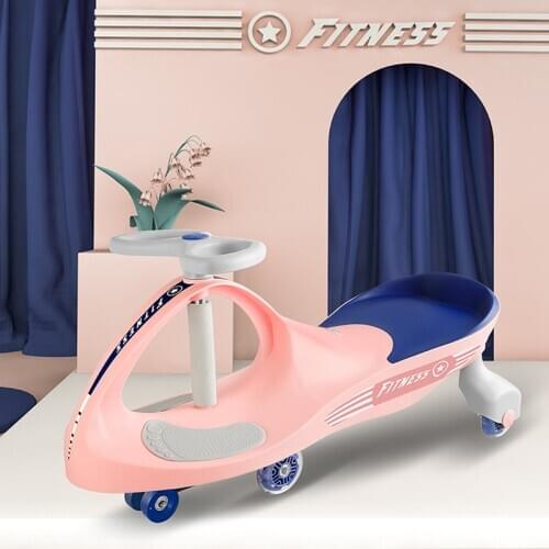 Ride On Toy-blue/pink/green new PP children ride on plasma car / kids twist car / baby swing car