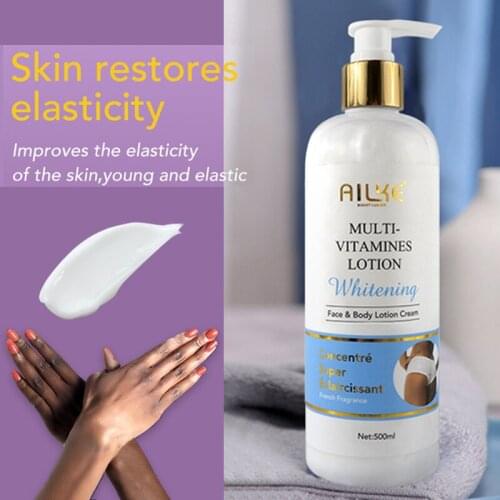 AILKE Multi-vitamin Body Lotion, Anti-wrinkle, Reduce Melanin And Stretch Marks, Regenerate Cell Vitality, Lightening Skin Care