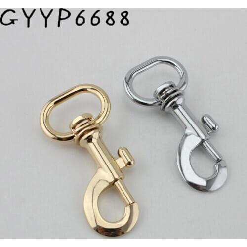 26mm 4 colors finished snap hook metal zinc hardware for handbag hanger swivel hooks Package hardware accessories