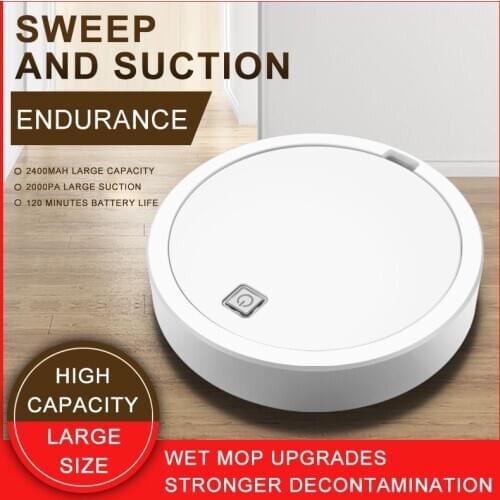 Multifunctional Electric Sweeper Robot Vacuum Cleaner Rechargeable Dry Wet Mop Broom Strong Suction House Cleaning Dropshipping