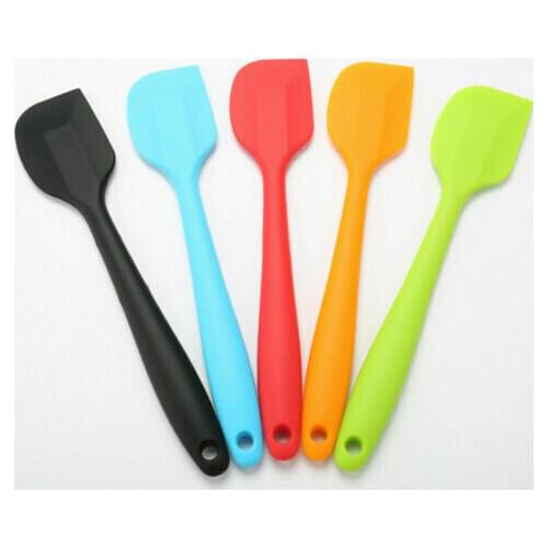 New Product Baking Spatula Mini Small Silicone Spatula Hot And Cold Soup Spoon Spatula Baking Kitchen Tools