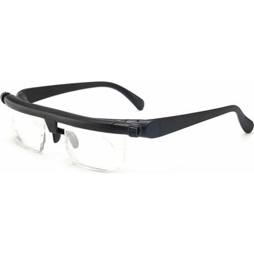Adjustable Lens Focus Reading Myopia Glasses for Nearsighted Farsighted Computer Reading Driving Unisex Variable Focus Glass