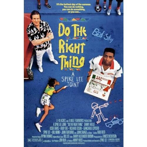 Do the Right Thing Movie Art print Silk poster Home Wall Decor