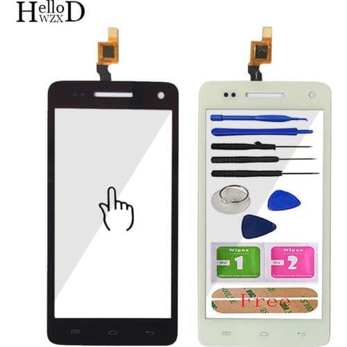 Touch Screen Glass For Wiko Rainbow Touch Screen Glass Digitizer Panel Touchscreen Front Glass Lens Sensor Tools Adhesive
