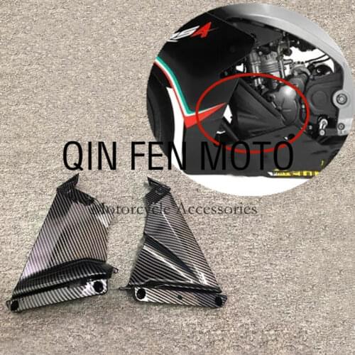Carbon Fiber Paint Lower Side Puller Cover Panel Fairing Fit For Aprilia RS4 125 2011-2016