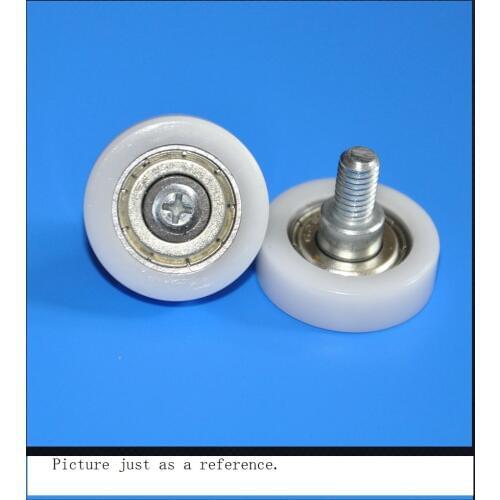 High quality inside 626zz bearing outside polyformaldehyde(POM) Material pulley with M6 screw C5L13