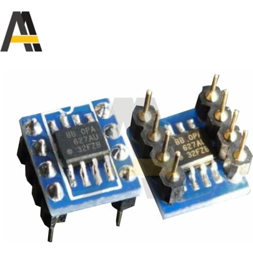 High-Speed Dual to Mono Op Amp Module 4.5 nV 16mHZ OPA627AU Replace NE5532 TOP Board 8P 8 PIN 110 dB