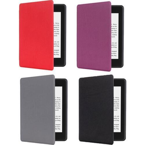 Besegad E-Book Reader Protective Case Cover PU Leather Shell Skin Protector with Auto Sleep Wake for Kindle Paperwhite 4 2018