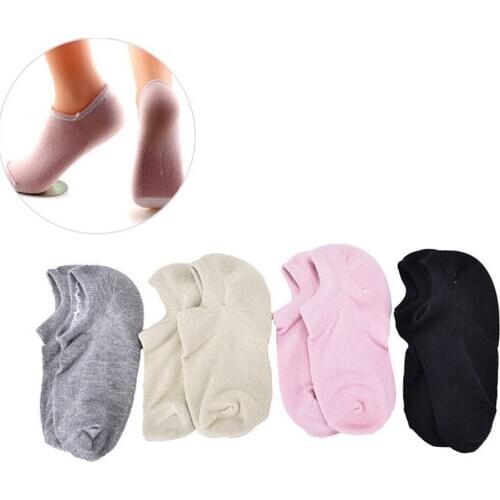 1 Pair Soft Spa Socks For Pedicure Moisturizing Massager Cracked Skin Heel Pillow Gel Pedicure Socks Foot Care Tool
