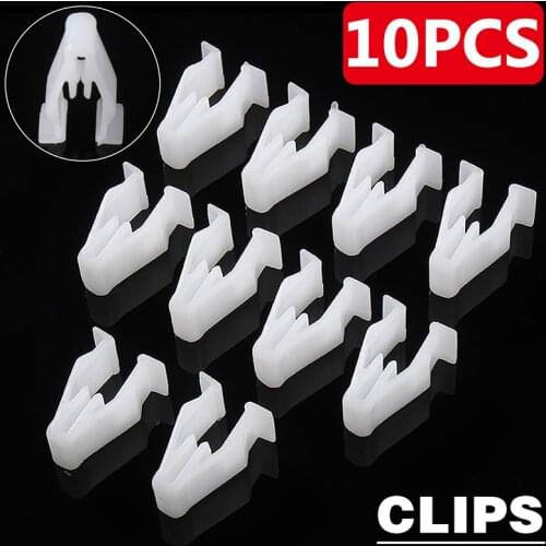10pcs Bike Cowling Instrument Cover Bar Fairing Snap Clip Plastic Fastener Clips 90666-SDA-A01 For Honda