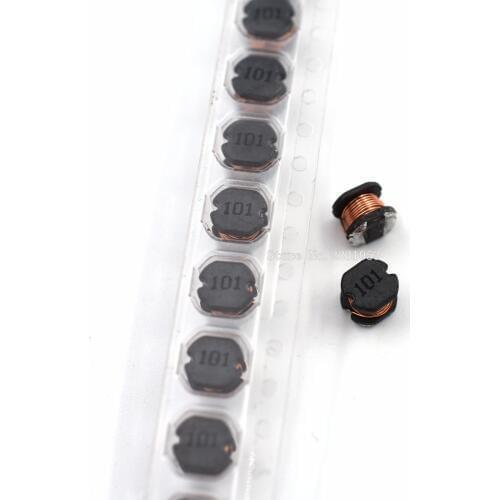10PCS/LOT 100uH 100UH 101 CD54 Inductors SMD Power Inductor 5.8*5*4.5mm SMD Inductance
