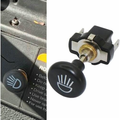 5Pcs Universal 12V Car Headlight Push Pull Light Switch For Golf Cart EZGO Club Car For Golf Cart Club Car EZGO Yamaha